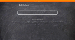 Desktop Screenshot of kirill-tantra.de